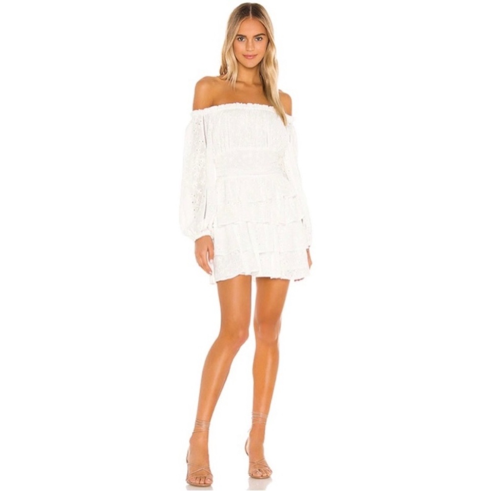 Tularosa Newberry dress in white, Size: XS